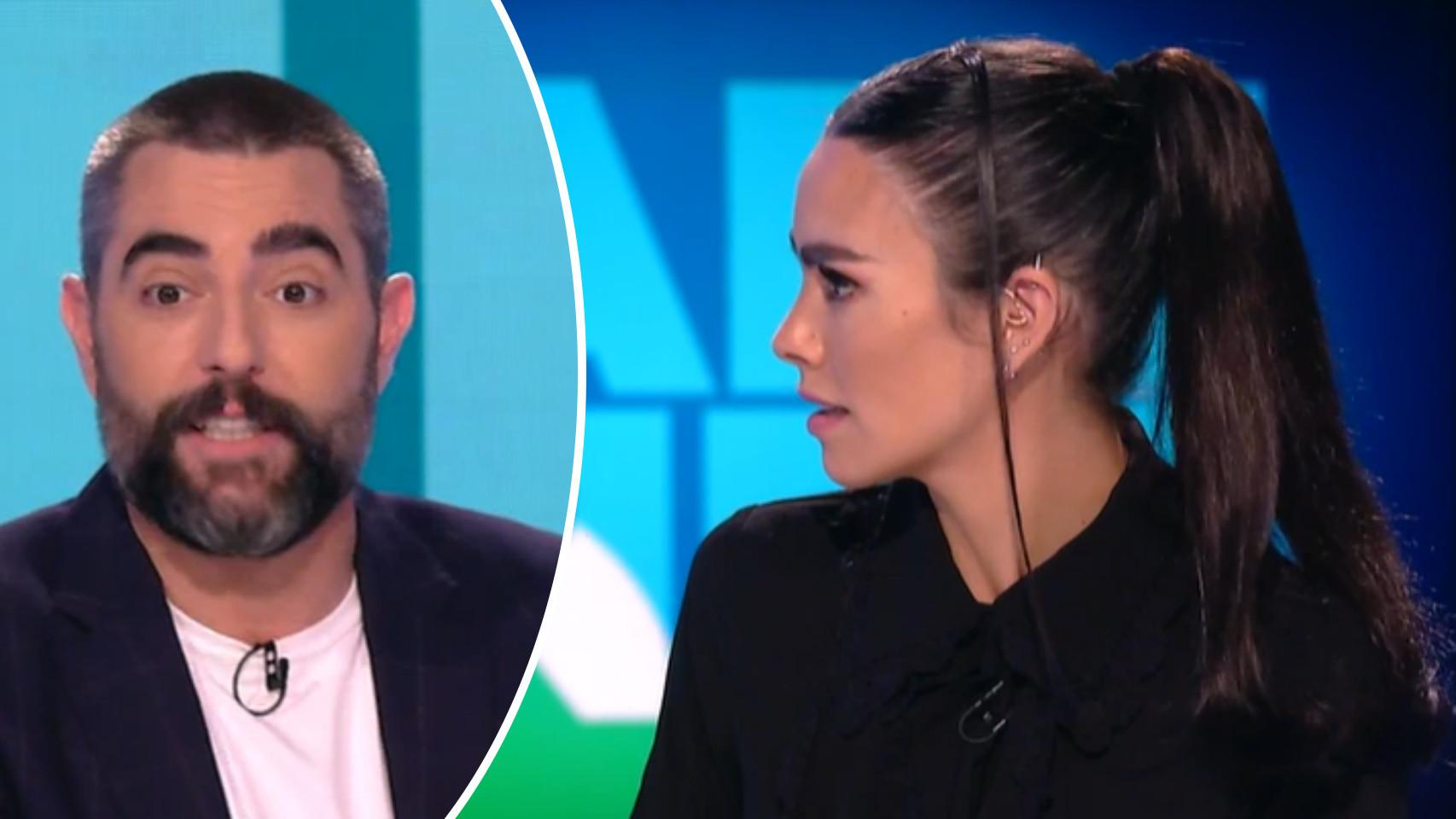 El mosqueo de Cristina Pedroche con Dani Mateo por una broma de mal gusto en 'Zapeando': No hace gracia