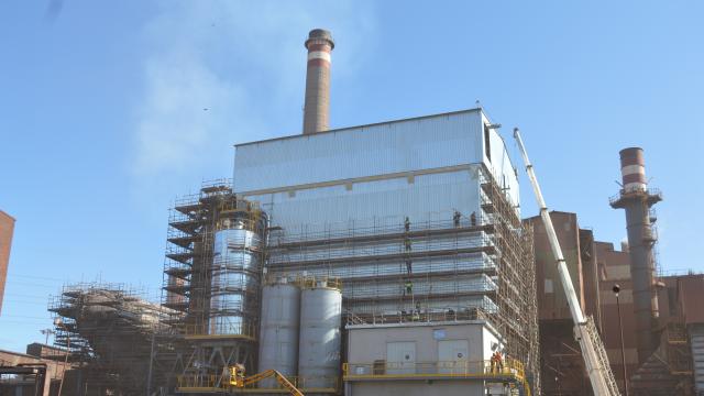 Factoria de ArcelorMittal en Gijón.