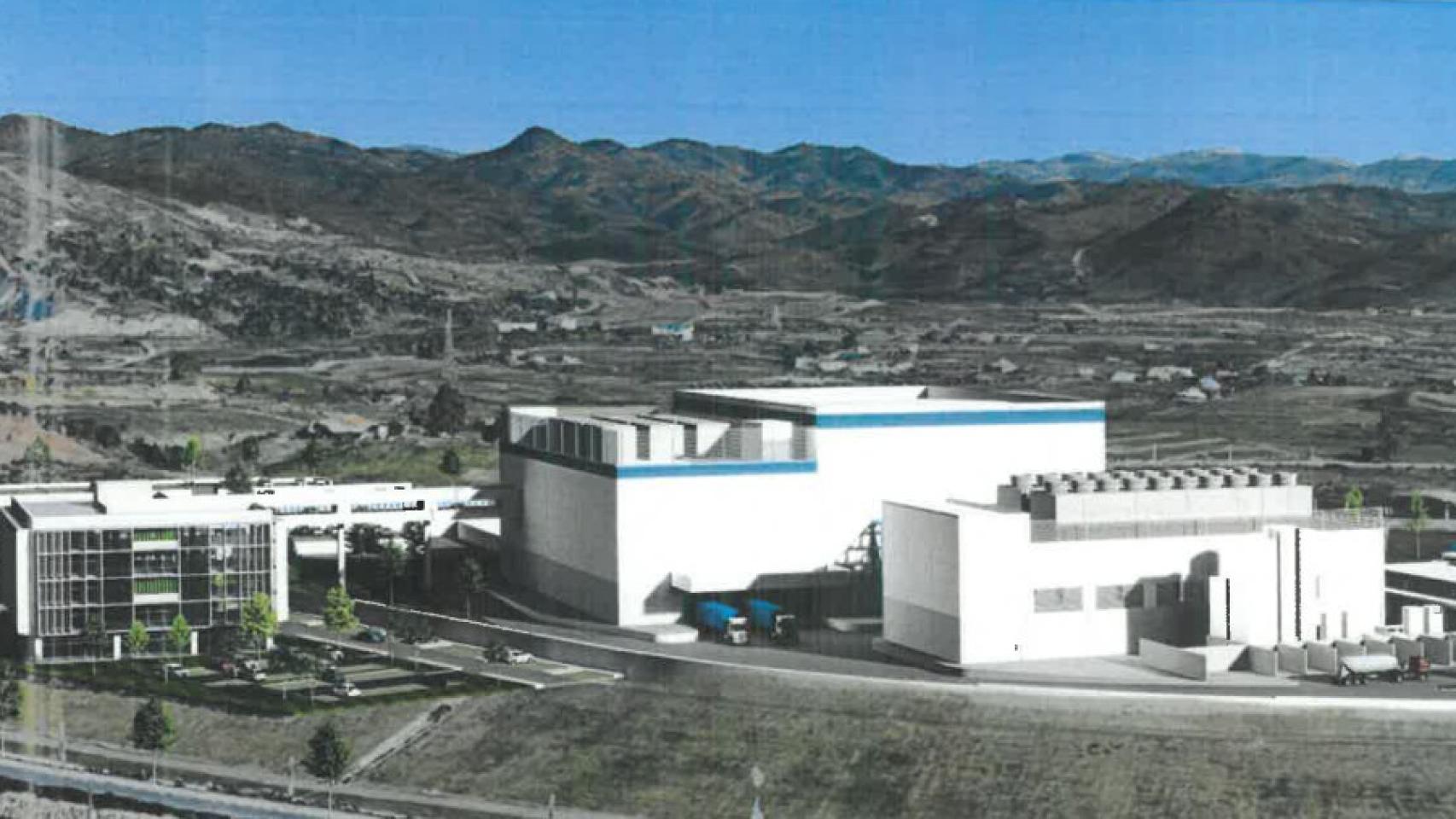 Infografía inicial del futuro centro del IMEC en Málaga.