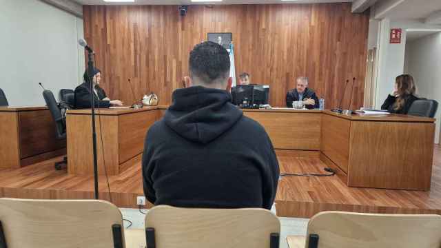 Imagen del condenado durante la vista.