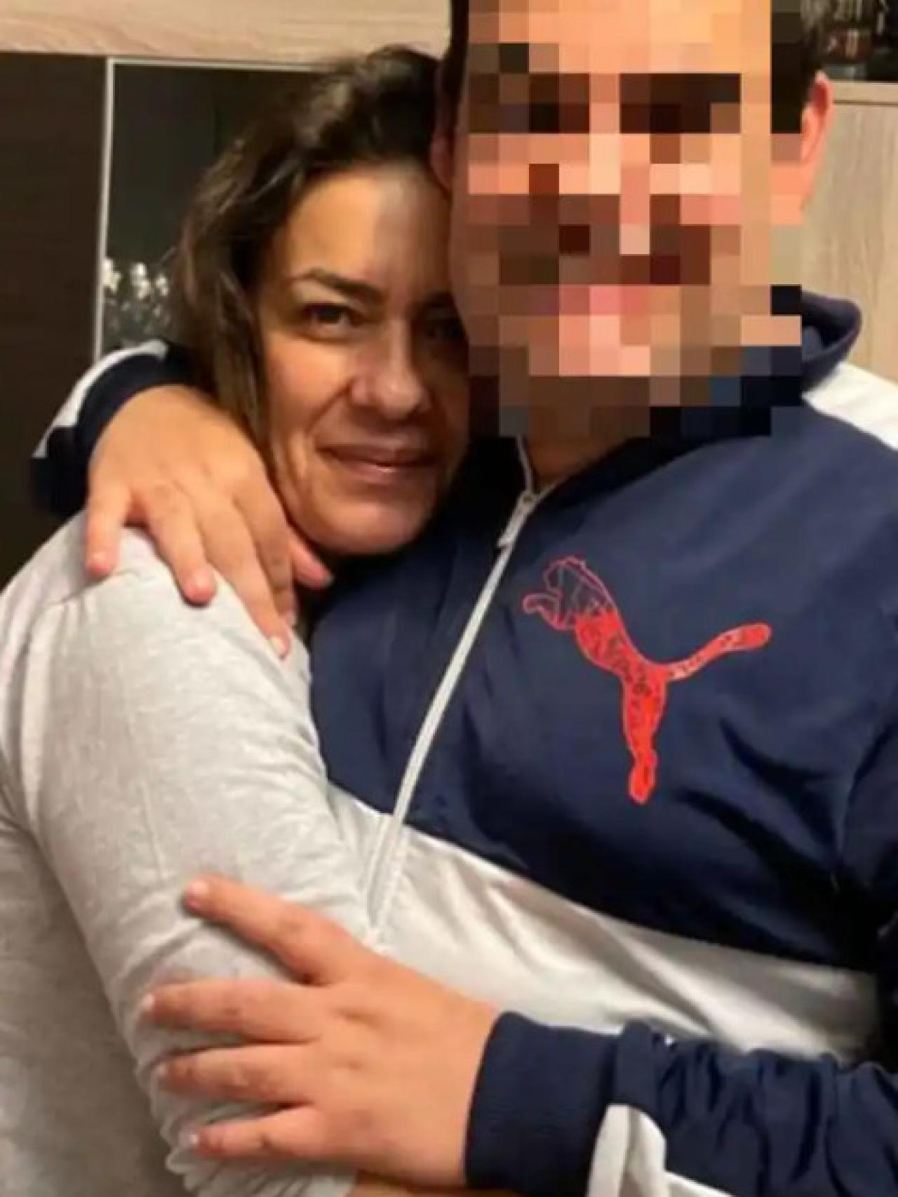 Gema con su hijo Daniel.