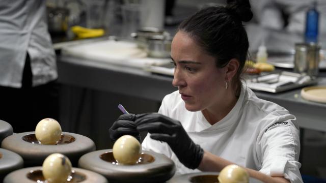 María Claudia Covarrubias durante el concurso.