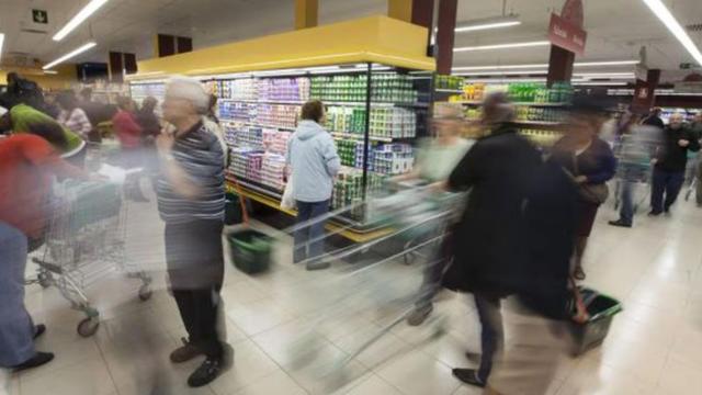 Interior de un Mercadona