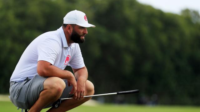 Jon Rahm, durante un torneo del circuito LIV Golf