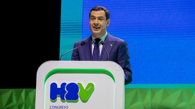 El presidente de la Junta de Andalucía, Juanma Moreno.