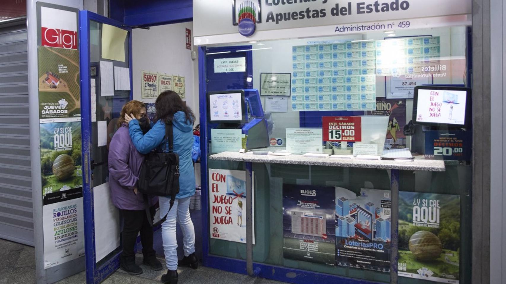 Imagen de una administración de Lotería.
