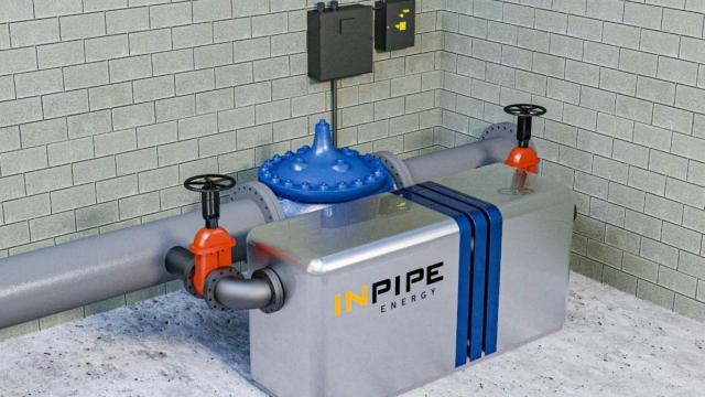 La turbina hidroeléctrica de InPipe HydroXS.