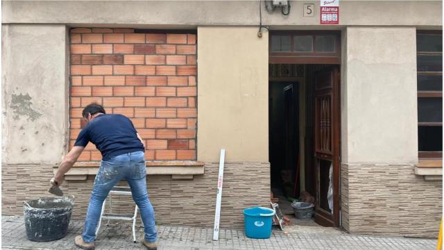 El narcopiso de Monte Alto el día en el que se tapió