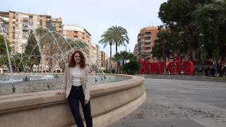 Isabel Rodríguez en la Plaza Circular de Murcia
