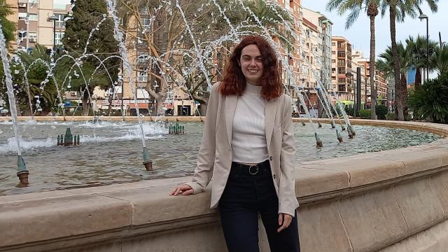 Isabel Rodríguez en la Plaza Circular de Murcia