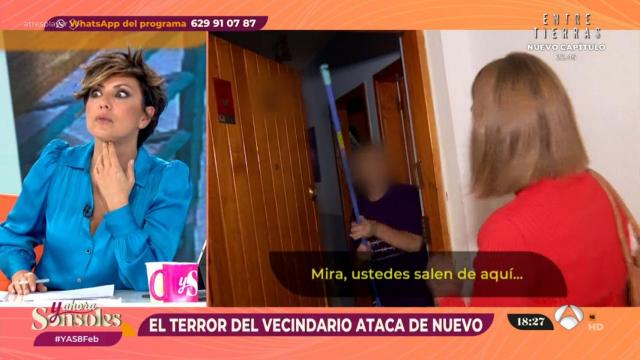 Arancha Pérez Ponce sufre un ataque en  ‘Y ahora, Sonsoles’.