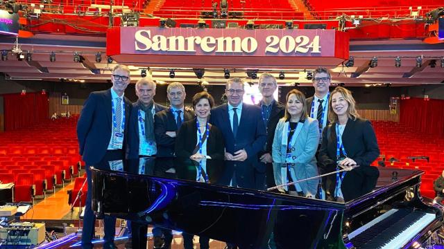 La delegación del Benidorm Fest en San Remo.