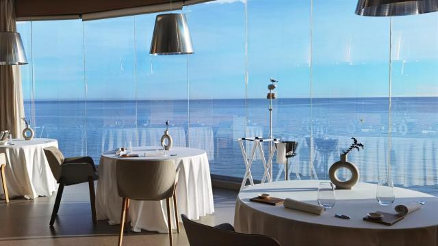 Las vistas de Abiss, el premiado restaurante de Calpe cuyas cocinas dirige Lenin Busquet.