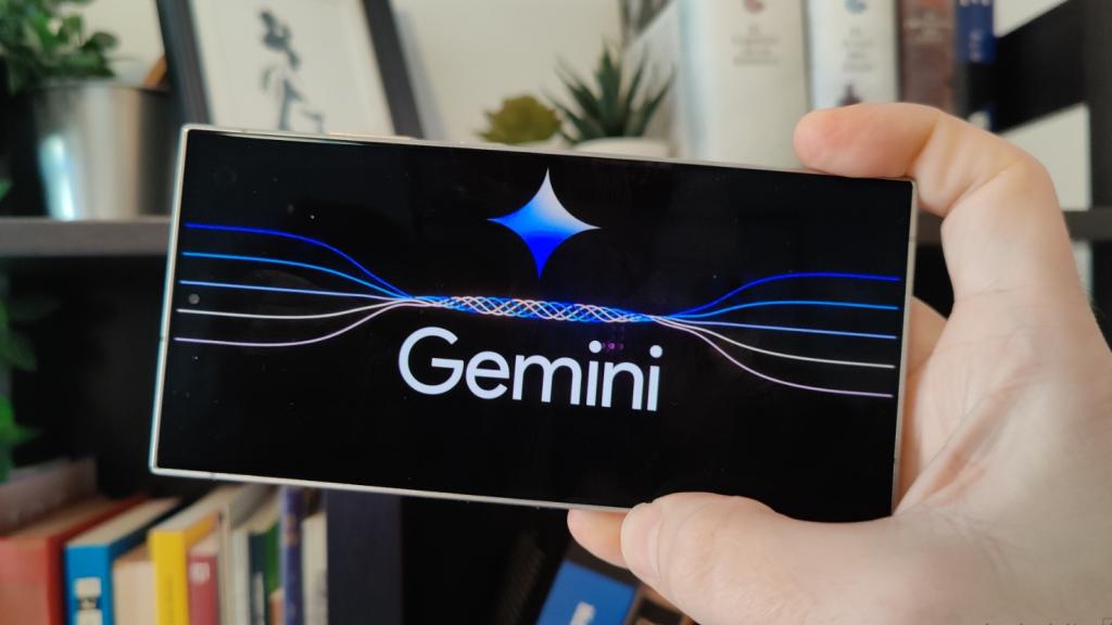 Gemini en un móvil Samsung Galaxy
