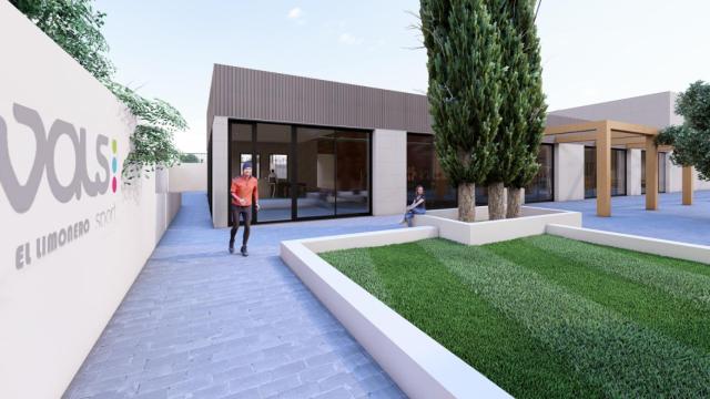 Infografías del futuro centro deportivo de Vals Sport en Puerto de la Torre