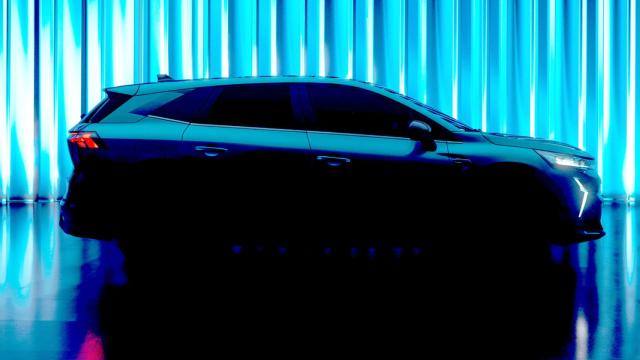 Imagen que avanza la silueta del nuevo Renault Symbioz.