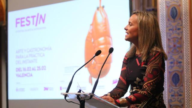 La presentación del programa de la 4ª edición de FestIN, en el Centre Cultural La Beneficència. EE