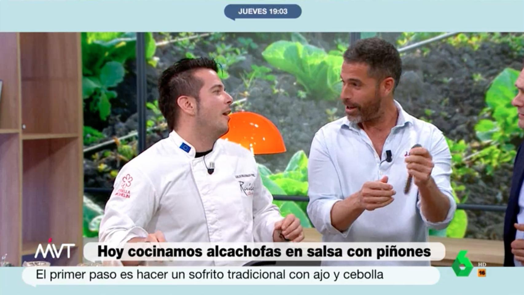 Carlos Maldonado y Pablo Ojeda en 'Más Vale Tarde'.
