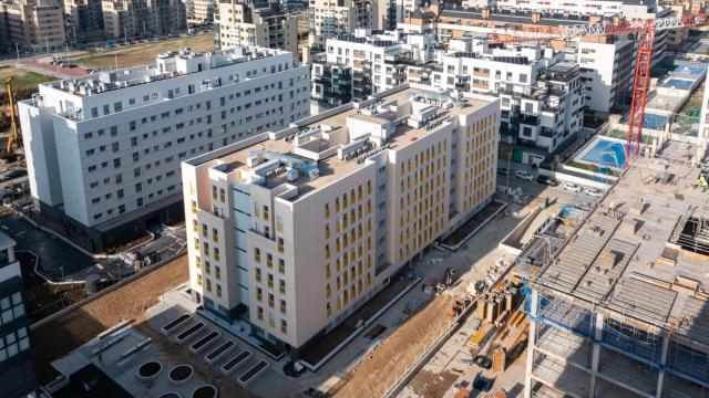Una promoción de vivienda pública en Madrid.