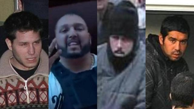 'El Rafita', Ramon Santiago, 'Ramoncín' y 'el Malaguita', los asesinos de Sandra Palo en 2003.