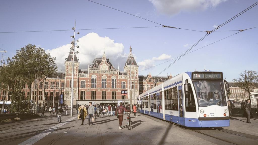 Tranvía de Amsterdam, Países Bajos.