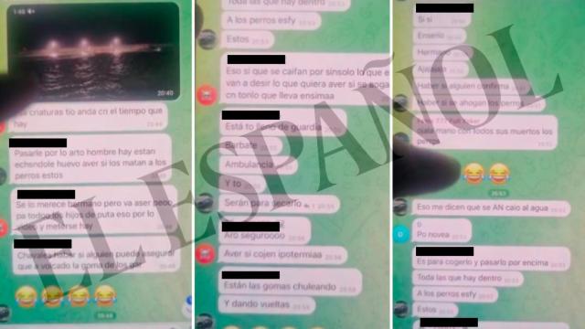 Uno de los canales de Telegram en los que los narcotraficantes de Cádiz comparten información sobre la Guardia Civil y la Policía Nacional para anticiparse a sus movimientos.