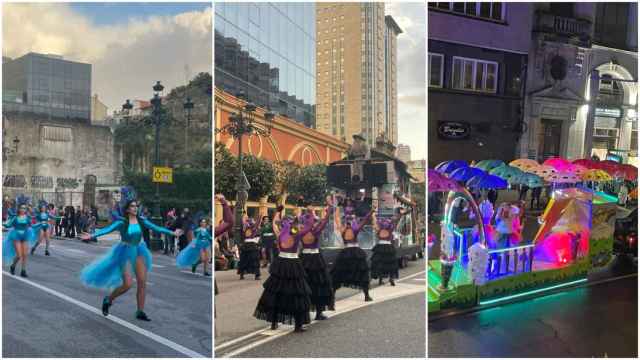 Desfile de comparsas de Vigo.