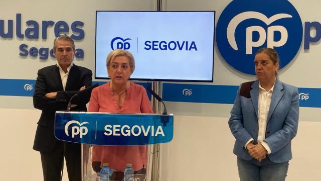 La presidenta del PP de Segovia, Paloma Sanz