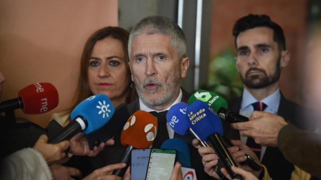 El ministro del Interior, Fernando Grande Marlaska, este lunes en Madrid.