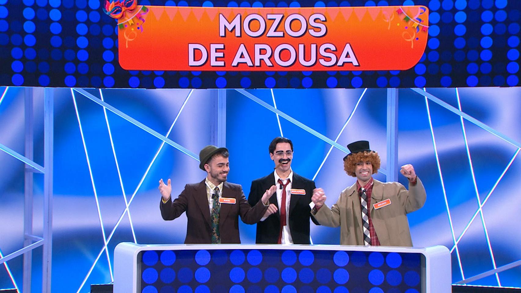 Los Mozos de Arousa en 'Reacción en cadena'.