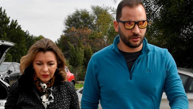 María José junto a su hijo, Antonio Tejado, en una imagen en febrero de 2020.