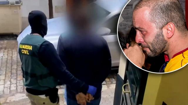 Antonio Tejado en el momento de su detención y una imagen de archivo.