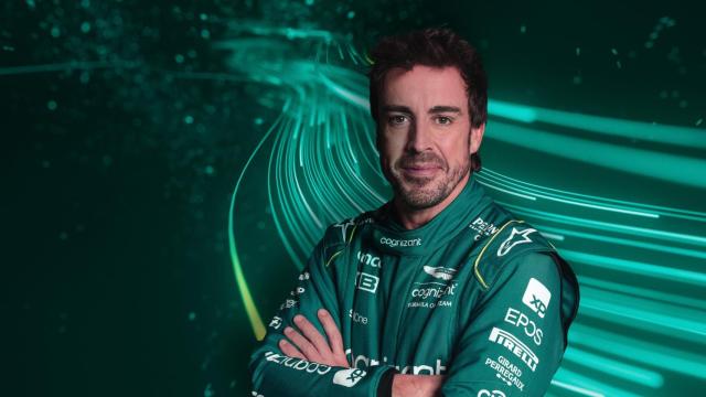 Fernando Alonso, con los colores de Aston Martin 2024