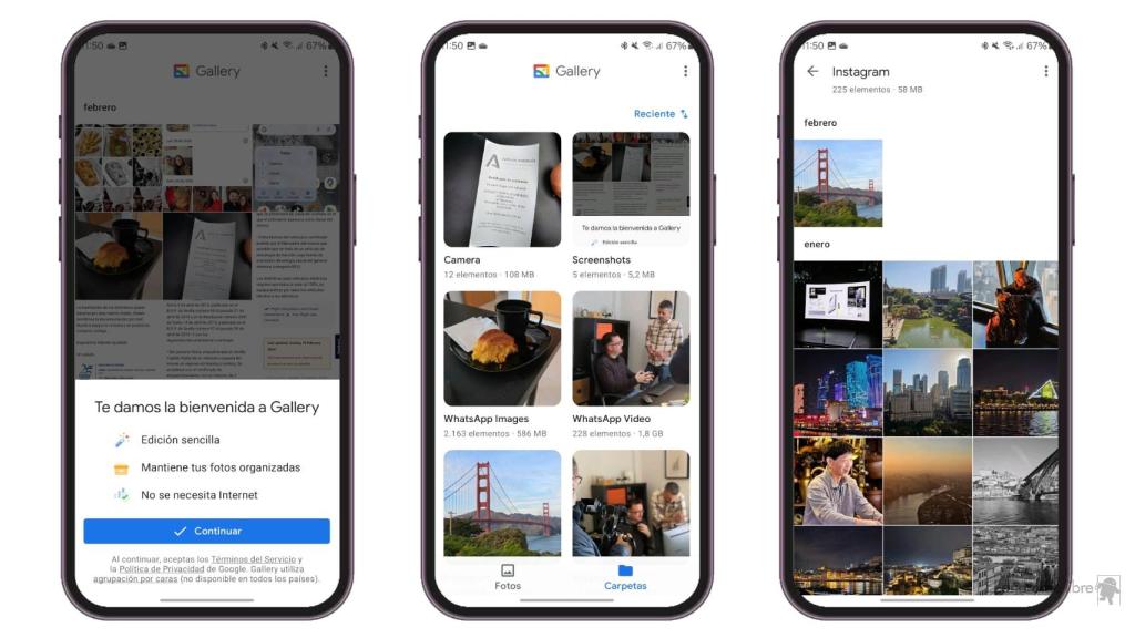 App de galería de Google