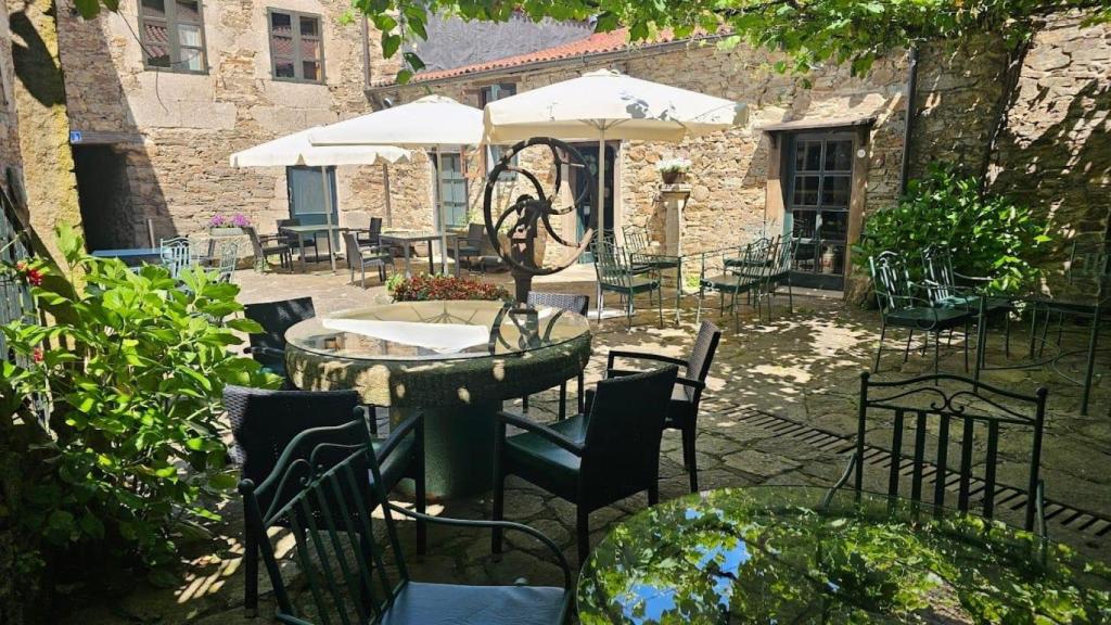 Terraza interior de O Sendeiro.