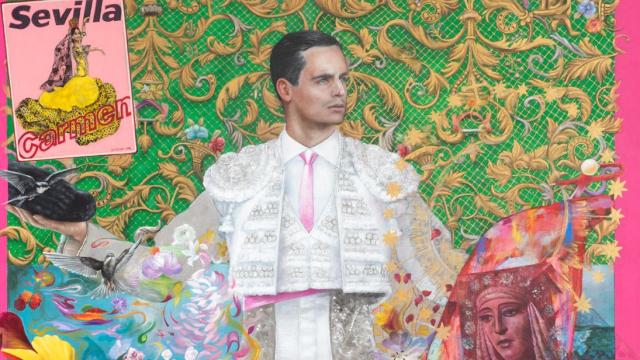 El cartel de las Fiestas de Primavera 2024 Sevilla funde al toreo con la Semana Santa y la Feria de Abril.