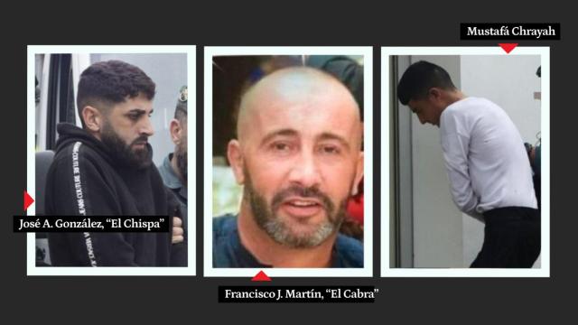 'El Chispa' y Mustafá Chrayah, a su entrada en los juzgados de Barbate, el pasado lunes.