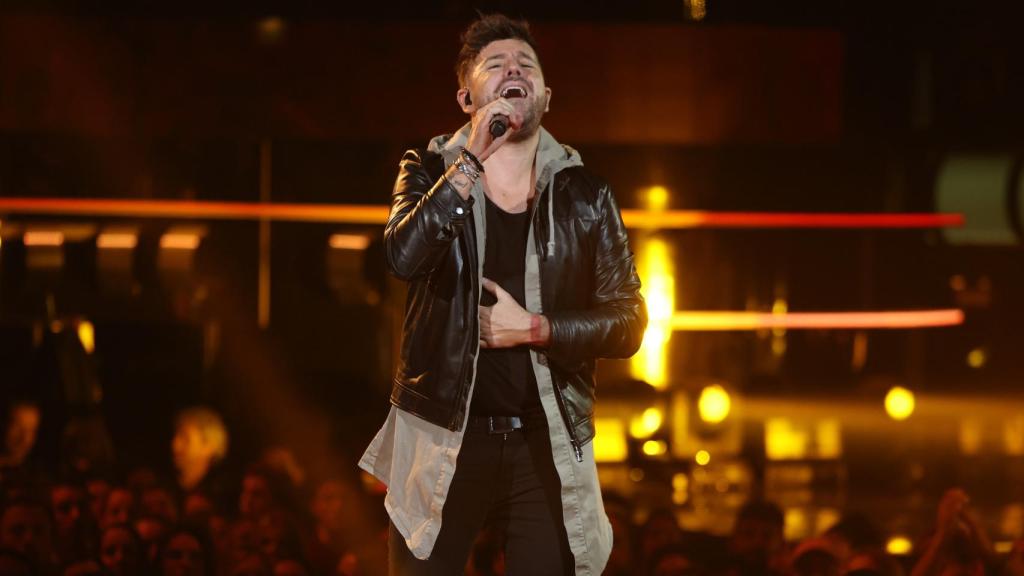 Pablo López actuó como artista invitado en la Gala 11 de 'OT'.