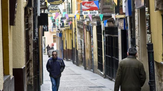 La calle de Los Herreros de la ciudad de Zamora