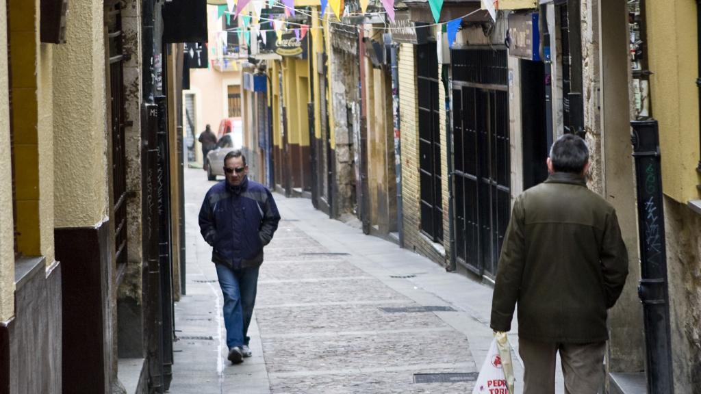 La calle de Los Herreros de la ciudad de Zamora