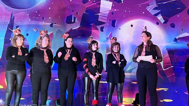 Ganadoras de la categoría de etiqueta negra en los carnavales de Guijuelo