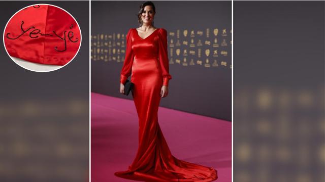 La concejala de Turismo de Valladolid, Blanca Jiménez, con el guiño a la cultura vallisoletana en su vestido