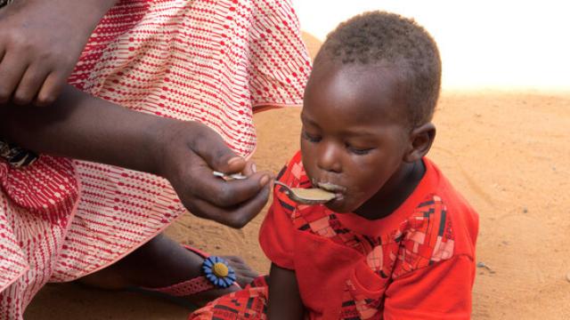 Uno de los niños que participa en el programa de Ayuda en Acción.
