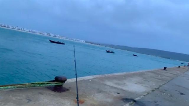Las narcolanchas, navegando con total libertad el día de la tragedia en Barbate.
