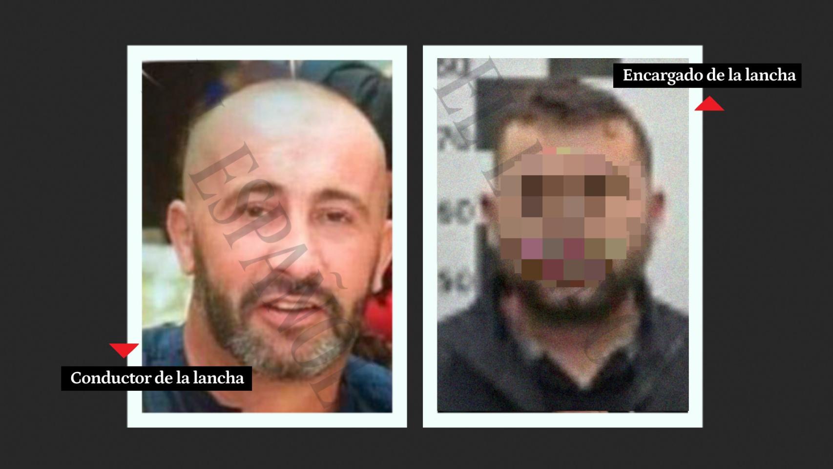 Kiko 'El Cabra' y Ángelo, socio de Antonio Tejón para las embarcaciones.