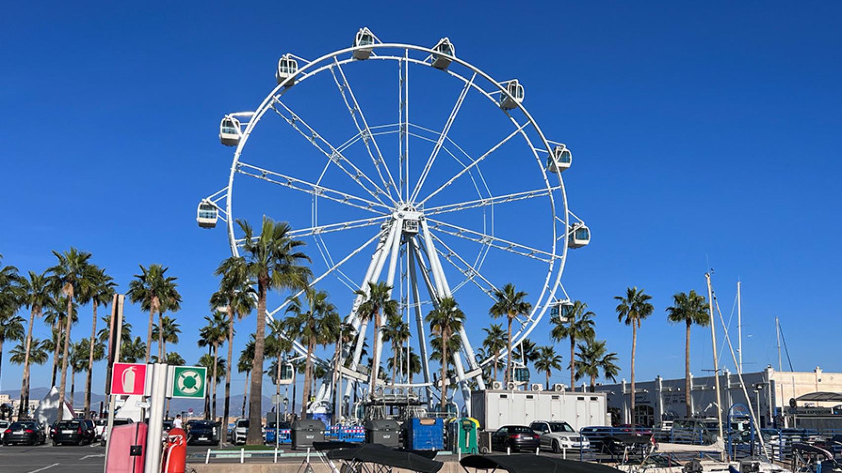 La noria panorámica de Benalmádena.