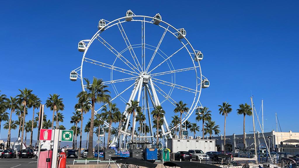 La noria panorámica de Benalmádena.