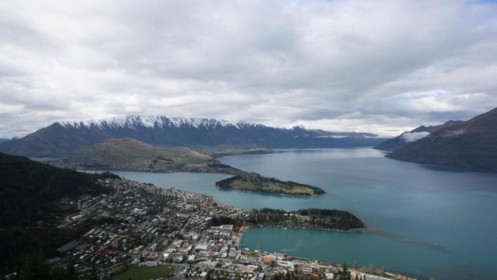 Lago Wakatipu, Nueva Zelanda.