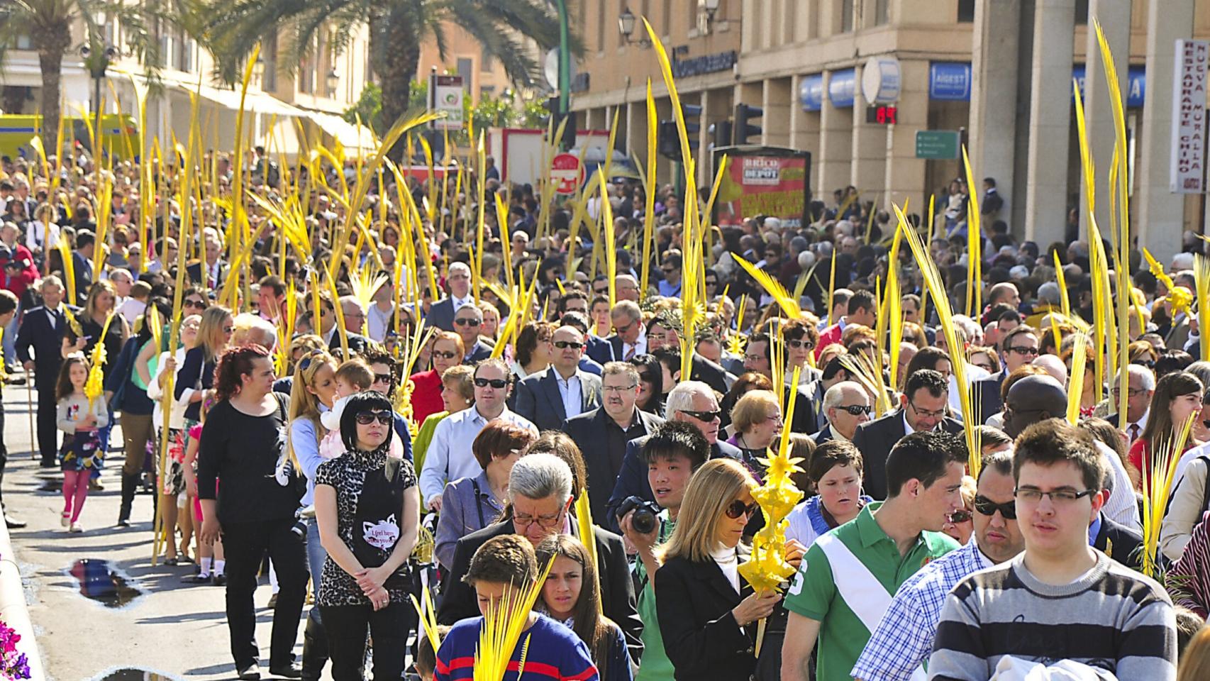 Un Domingo de Ramos en Elche.