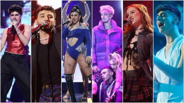 Imagen de los seis finalistas de 'Operación Triunfo'.